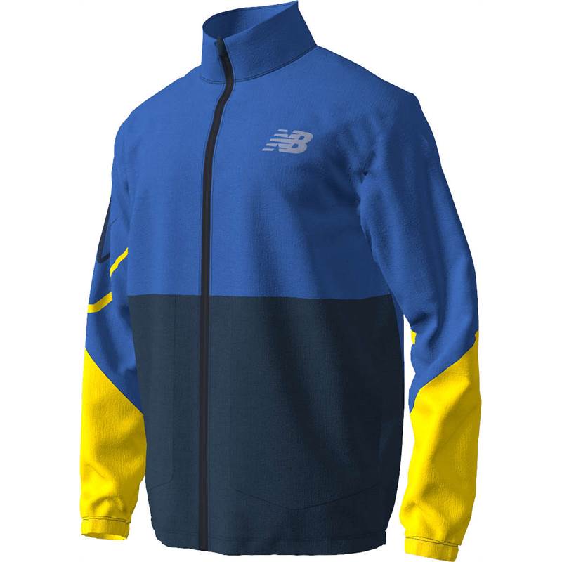 New Balance Mens Graphic Impact Run Jacket-3